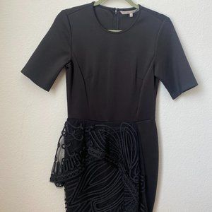 Rachel Roy Fitted Black Dress